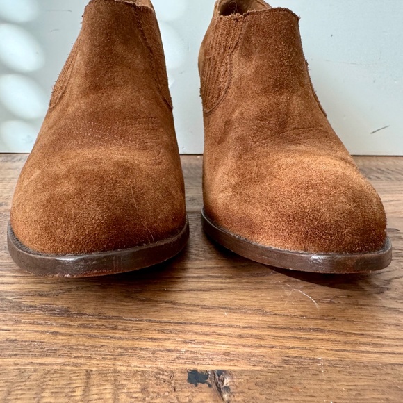 Frye Ilana Shootie Wood Oiled Suede Booties Women's Size 9.5 - Picture 4 of 8